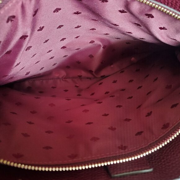 Kate Spade Jackson Forest Floral Pink White Burgundy wkru7017 - Picture 5 of 11